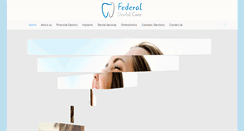 Desktop Screenshot of federaldentalcare.net